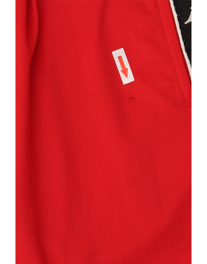KAPPA Herren Graphic Sport Shorts XL Rot Farbblock