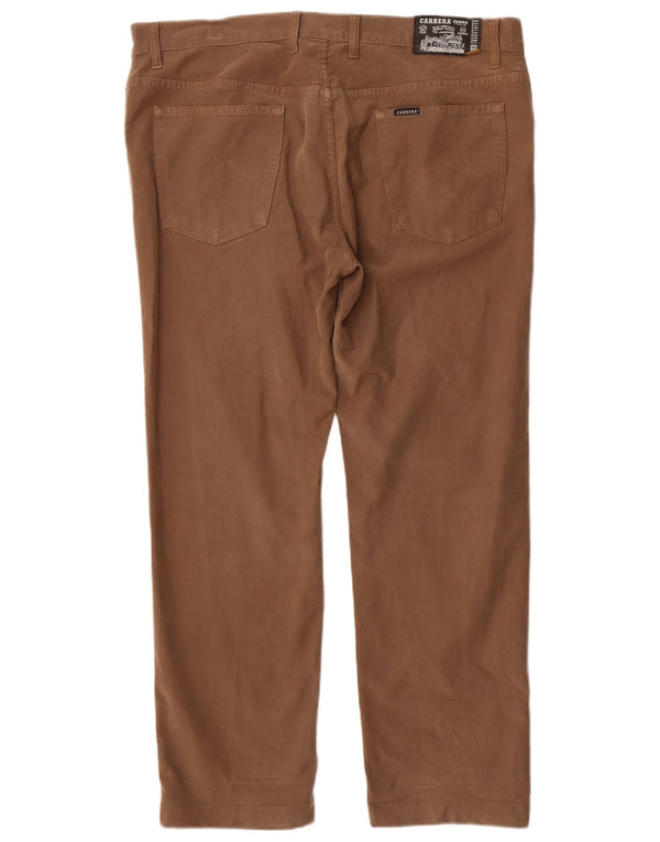Carrera Herren-Freizeithose, gerade, EU 50, Größe L, W40, L30, Braun, Baumwolle