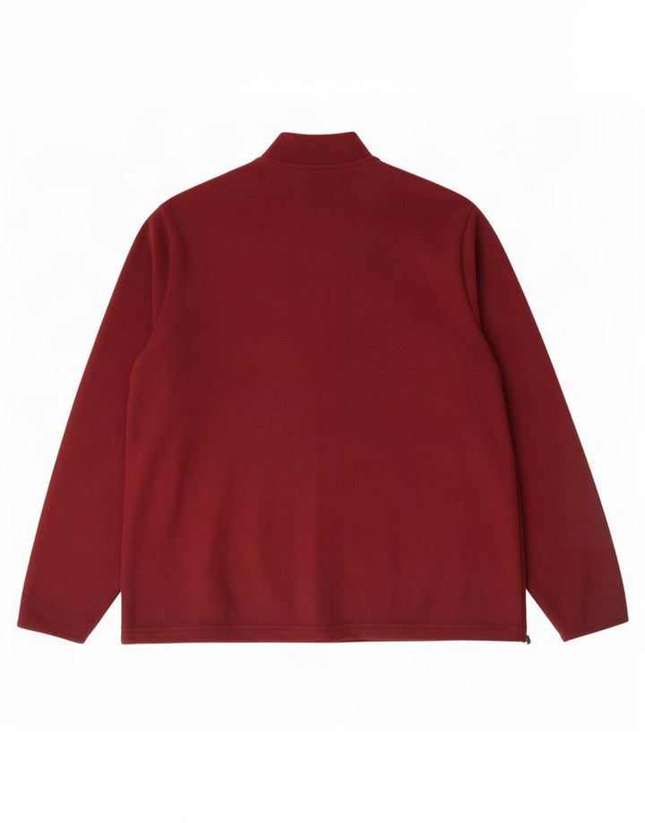 Marks & Spencer Damen Fleecejacke UK 22 3XL Burgund Polyester