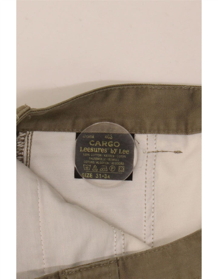 LEE Gerade Herren-Cargohose W31 L31 Beige Baumwolle