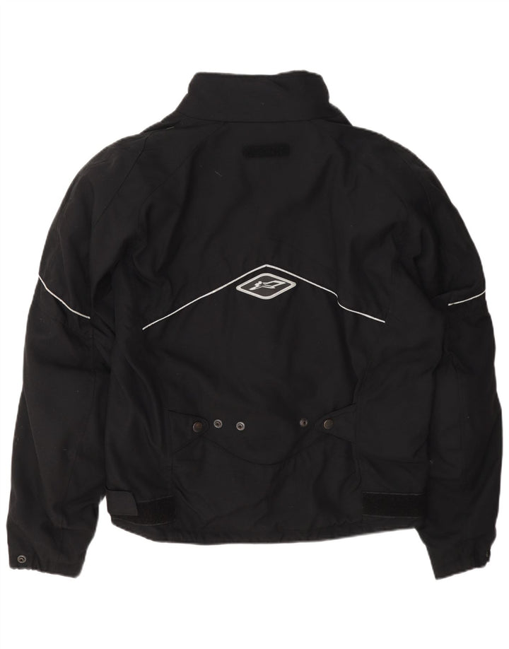 Spidi Herren Racer Jacke UK 38 Medium Schwarz Polyamid