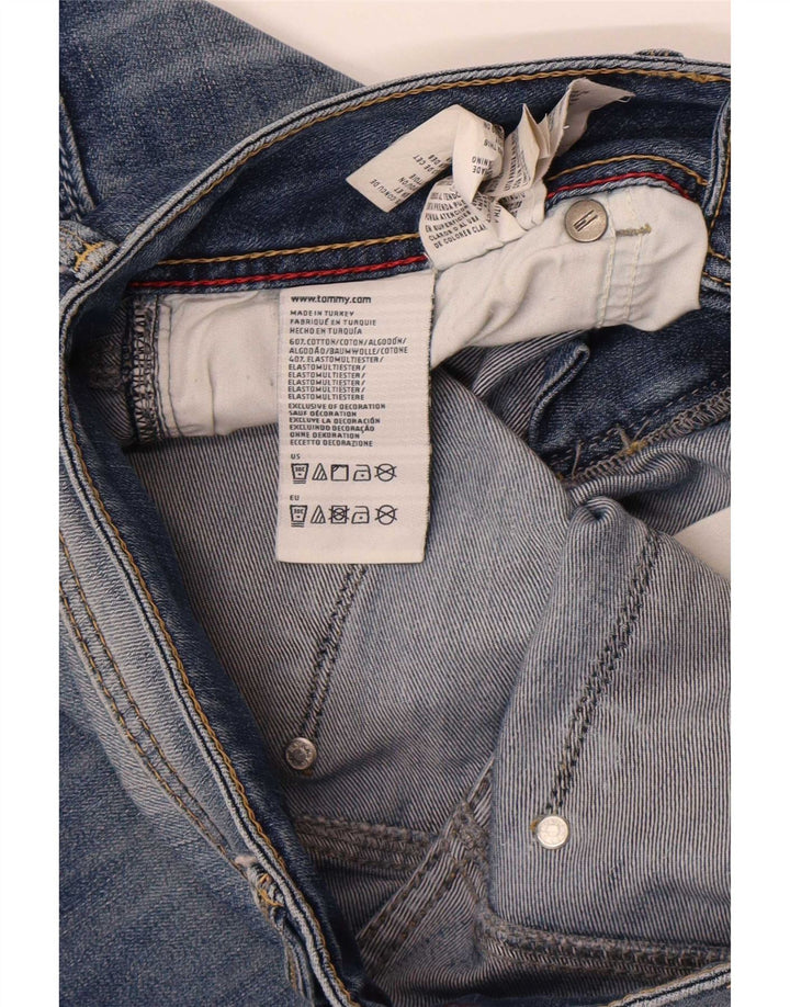 Tommy Hilfiger Damen Slim Jeans W30 L29 Blaue Baumwolle