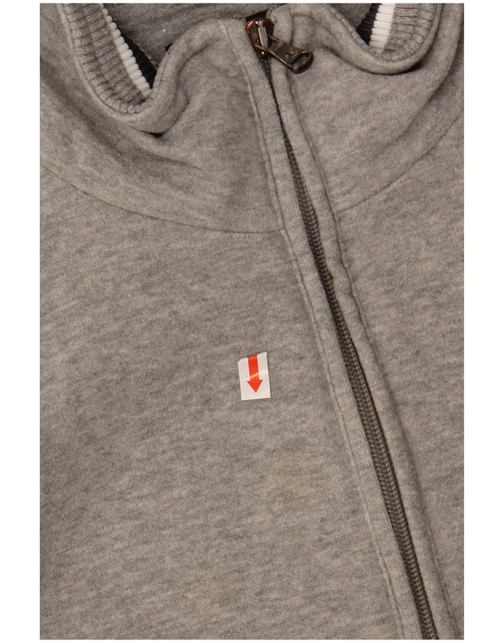 CHAMPION Herren-Trainingsanzug-Oberteil, große, grau gesprenkelte Baumwolle