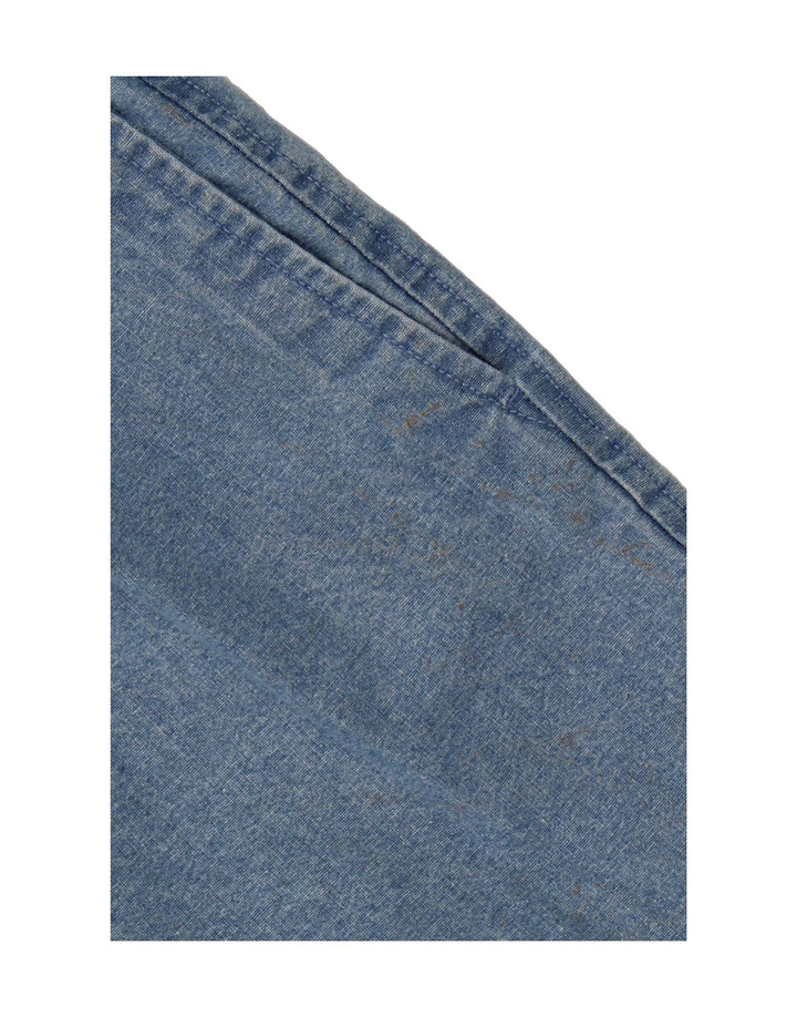 DOCKERS Mens Pegged Denim Shorts W38 XL Blue Viscose Vintage Dockers and Second-Hand Dockers from Messina Hembry 