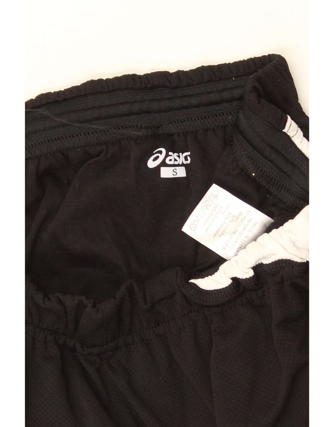 Asics Damen Sportshorts UK 10 Small Schwarz Colourblock Polyester