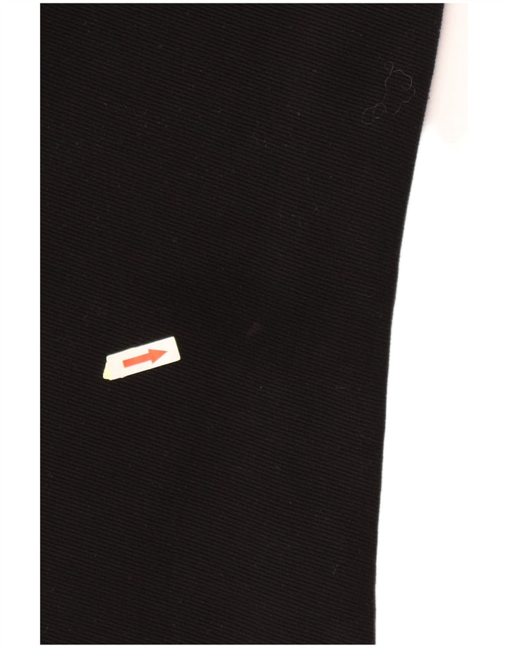 ZARA Damen A-Linien-Kleid UK 12 Medium Schwarz