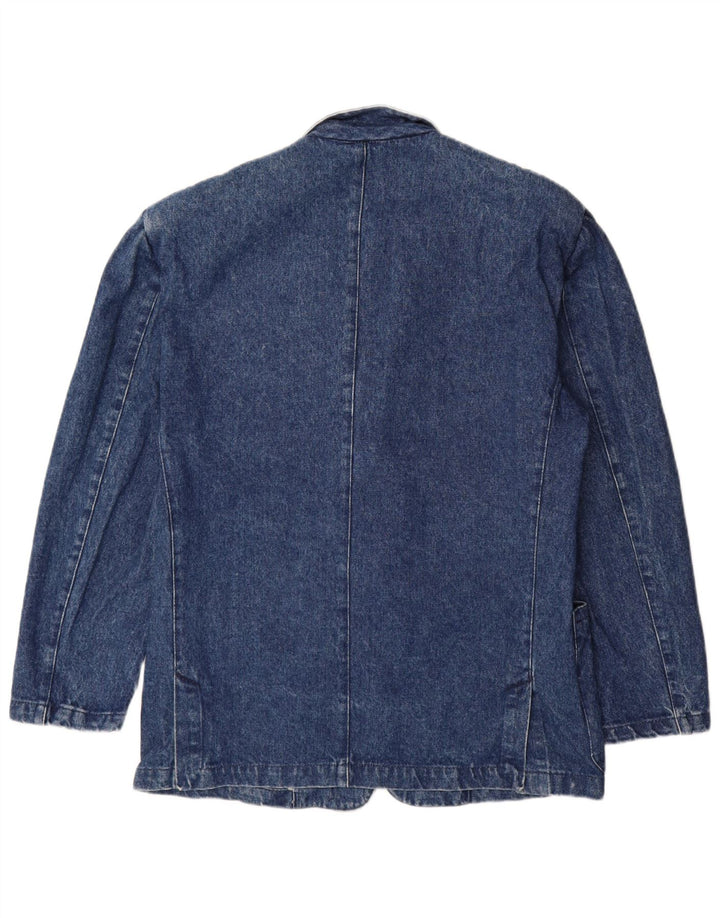 Carrera Herren-Jeansblazer mit 2 Knöpfen, UK 38, mittelblaue Baumwolle