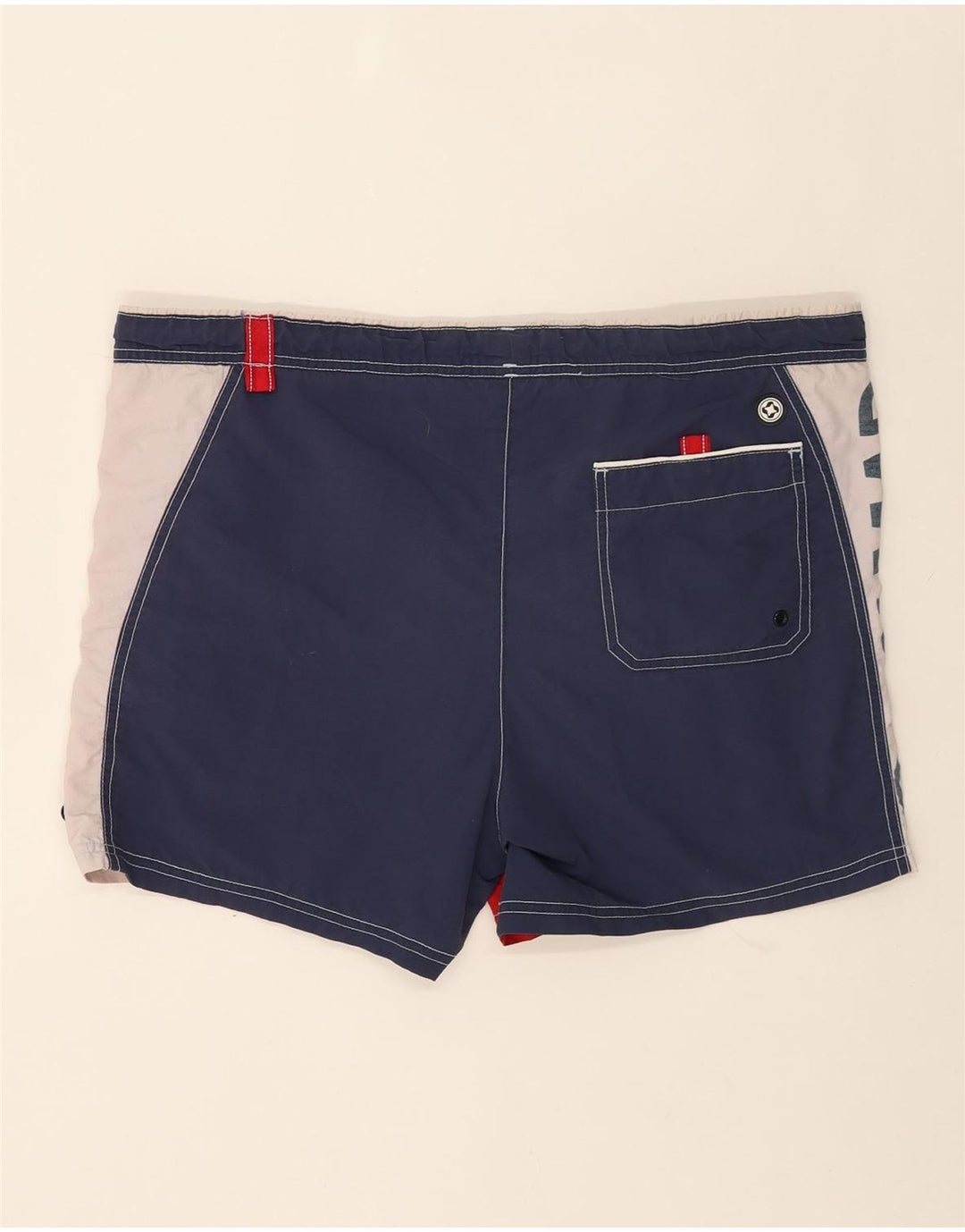 Colmar Herren Badeshorts mit Grafik, EU48, Mittelrot, Farbblock