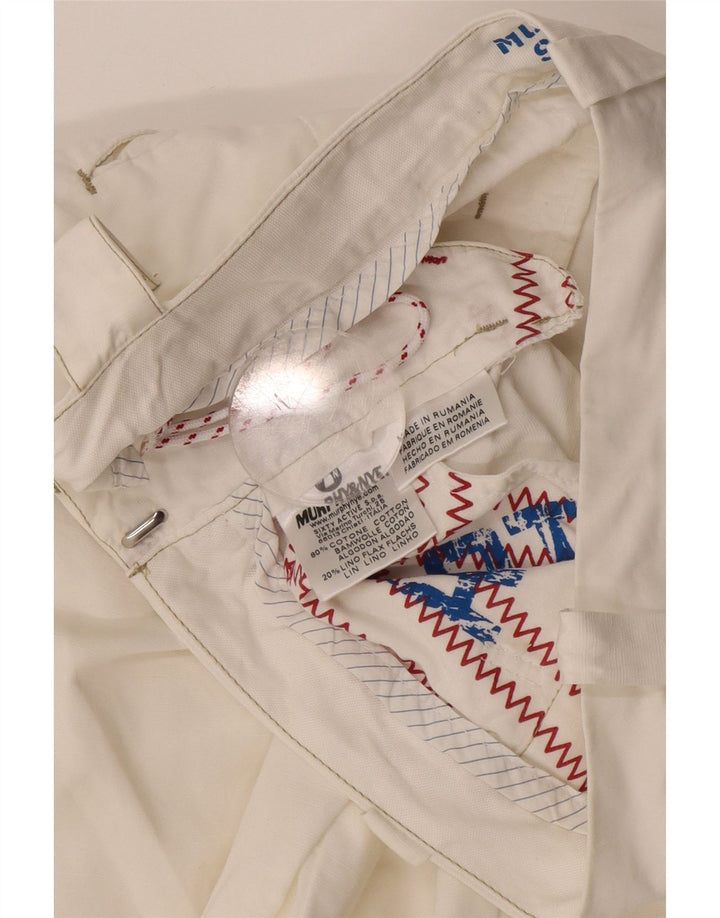 Murphy & Nye Damen Sailmakers Chinoshorts W30 Mittelweiße Baumwolle