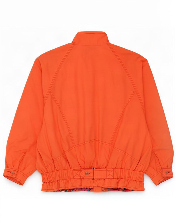 Vintage Mädchen Skijacke 11-12 Jahre Orange Nylon