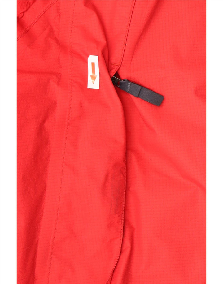 Berghaus Herren-Regenjacke mit Kapuze, UK 38, mittelrotes Nylon