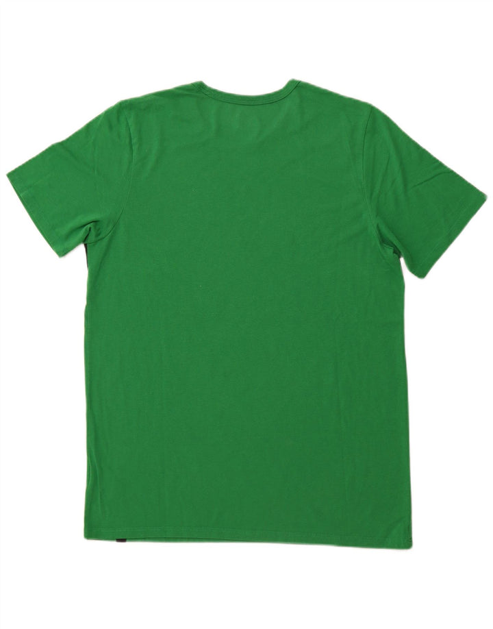 NIKE Herren Oregon Ducks Grafik-T-Shirt-Oberteil Mittelgrüner Farbblock