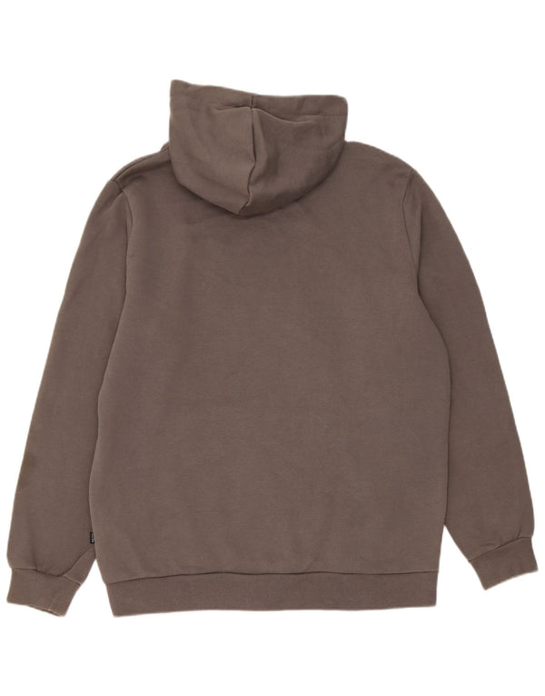 Puma Herren Graphic Hoodie Pullover mittelgraue Baumwolle