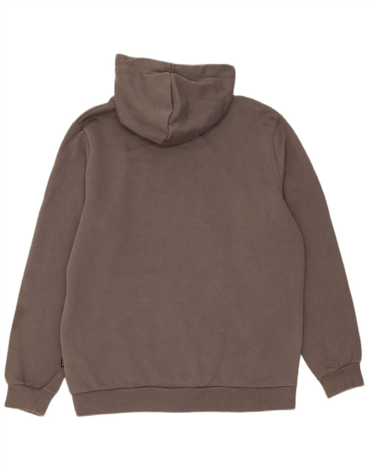 Puma Herren Graphic Hoodie Pullover mittelgraue Baumwolle