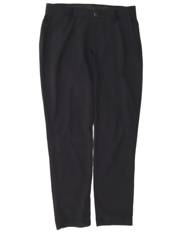 Under Armour Herren Straight Chino Hose W34 L32 Marineblaues Nylon