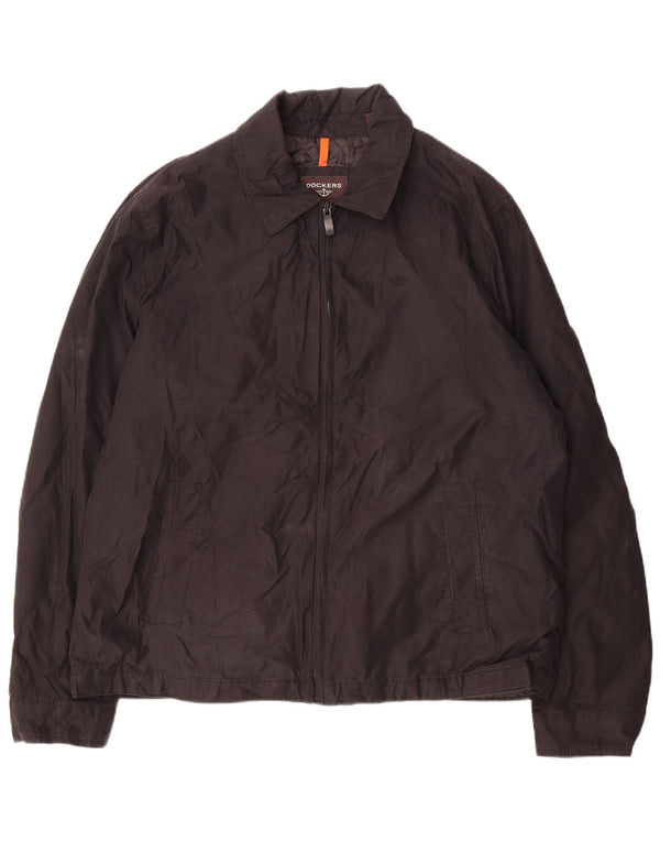 Dockers Herren Bomberjacke UK 42 XL Schwarz Polyester