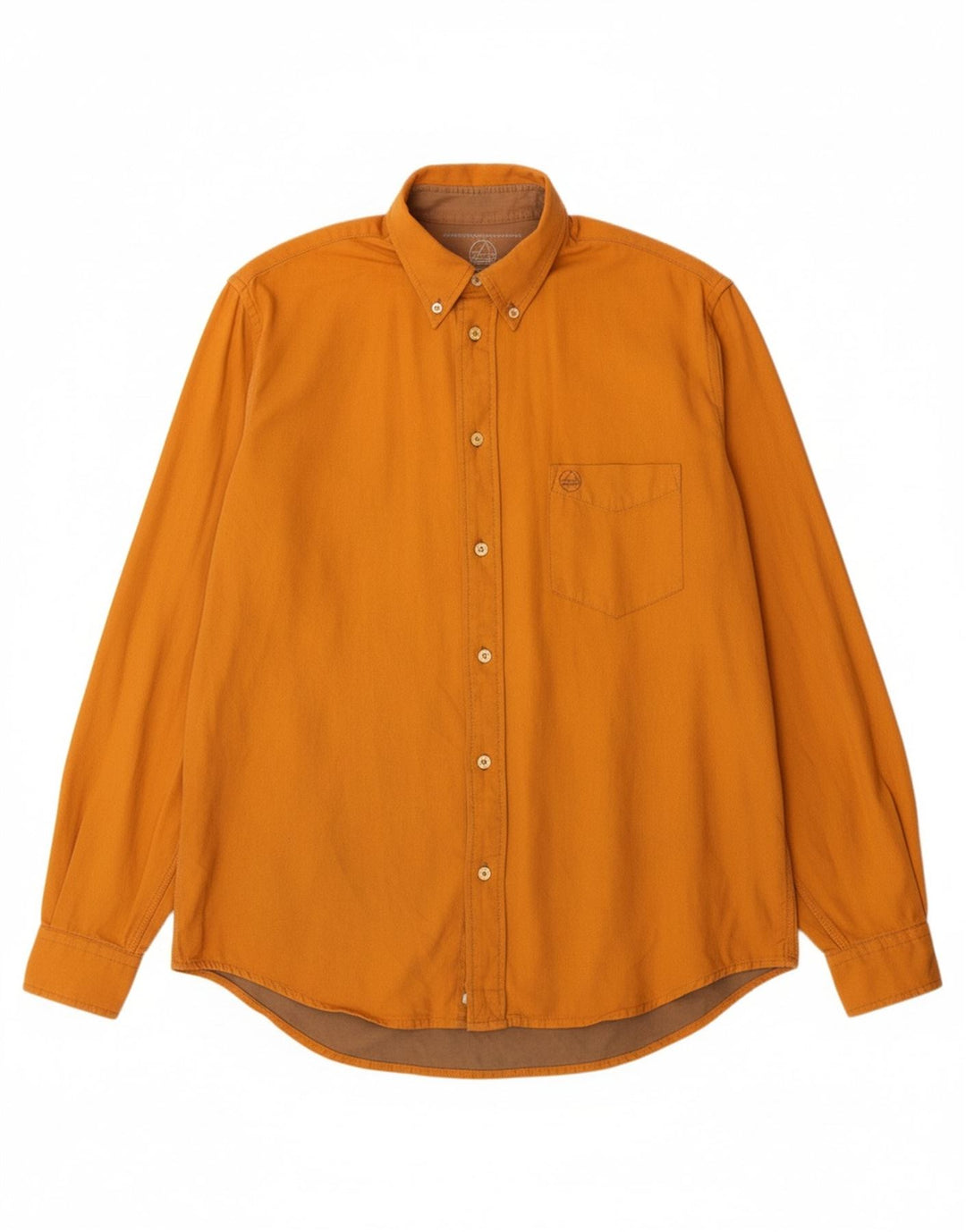 MURPHY & NYE Mens Marine Heritage Shirt Large Yellow Cotton