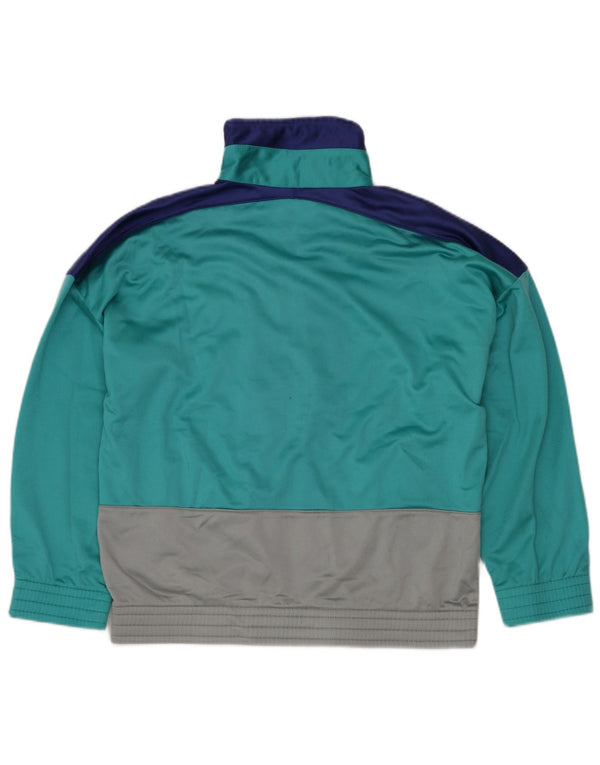 Lotto Jungen-Trainingsanzug, Oberteil, Jacke, 11–12 Jahre, XL, Türkis, Farbblock, Sport