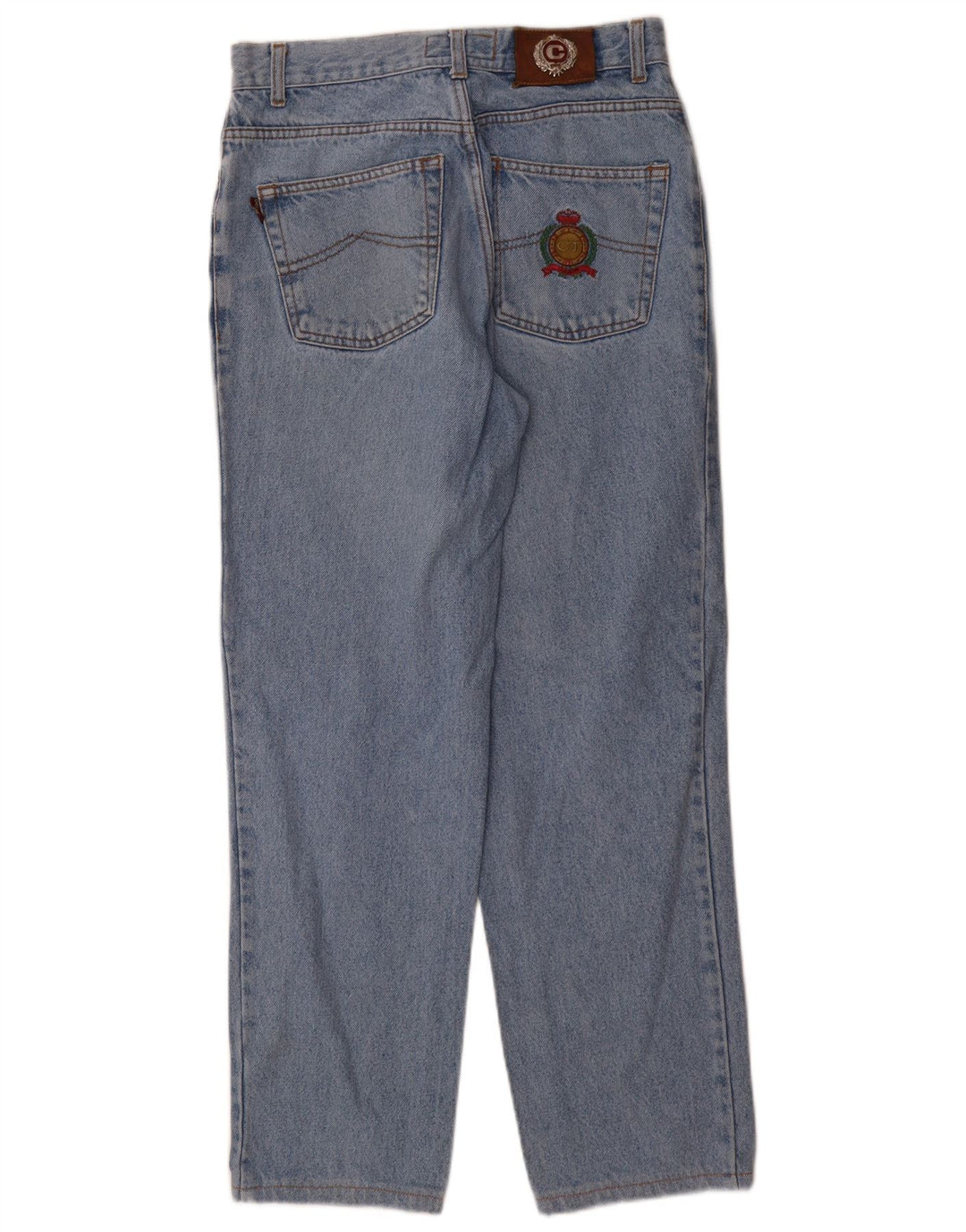 Casucci Herren Tapered Jeans IT 48 Medium W30 L31 Blaue Baumwolle