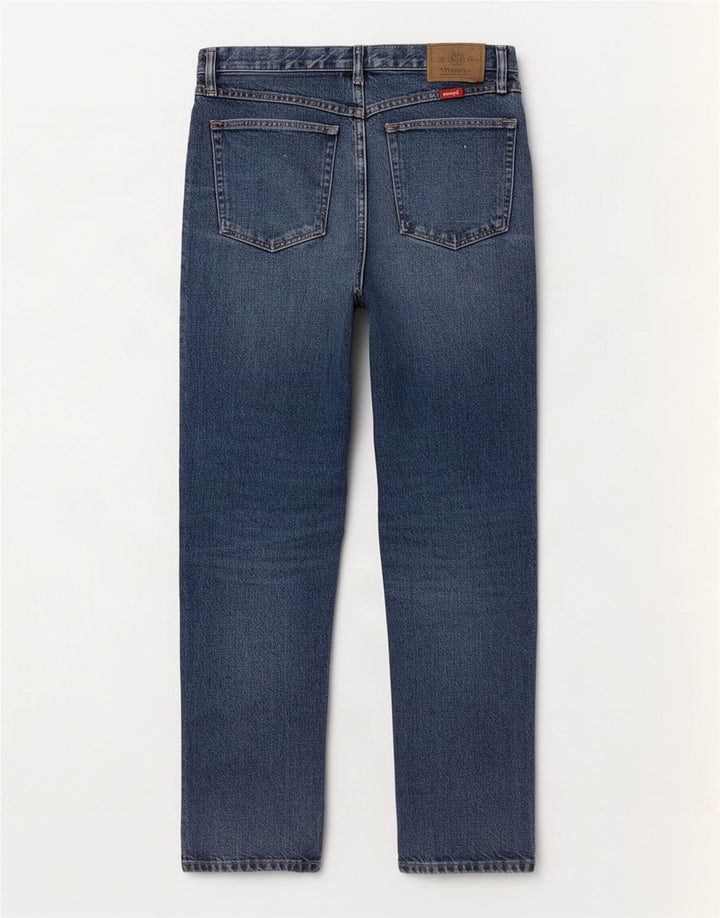 Wrangler Herren Straight Jeans W32 L30 Blaue Baumwolle