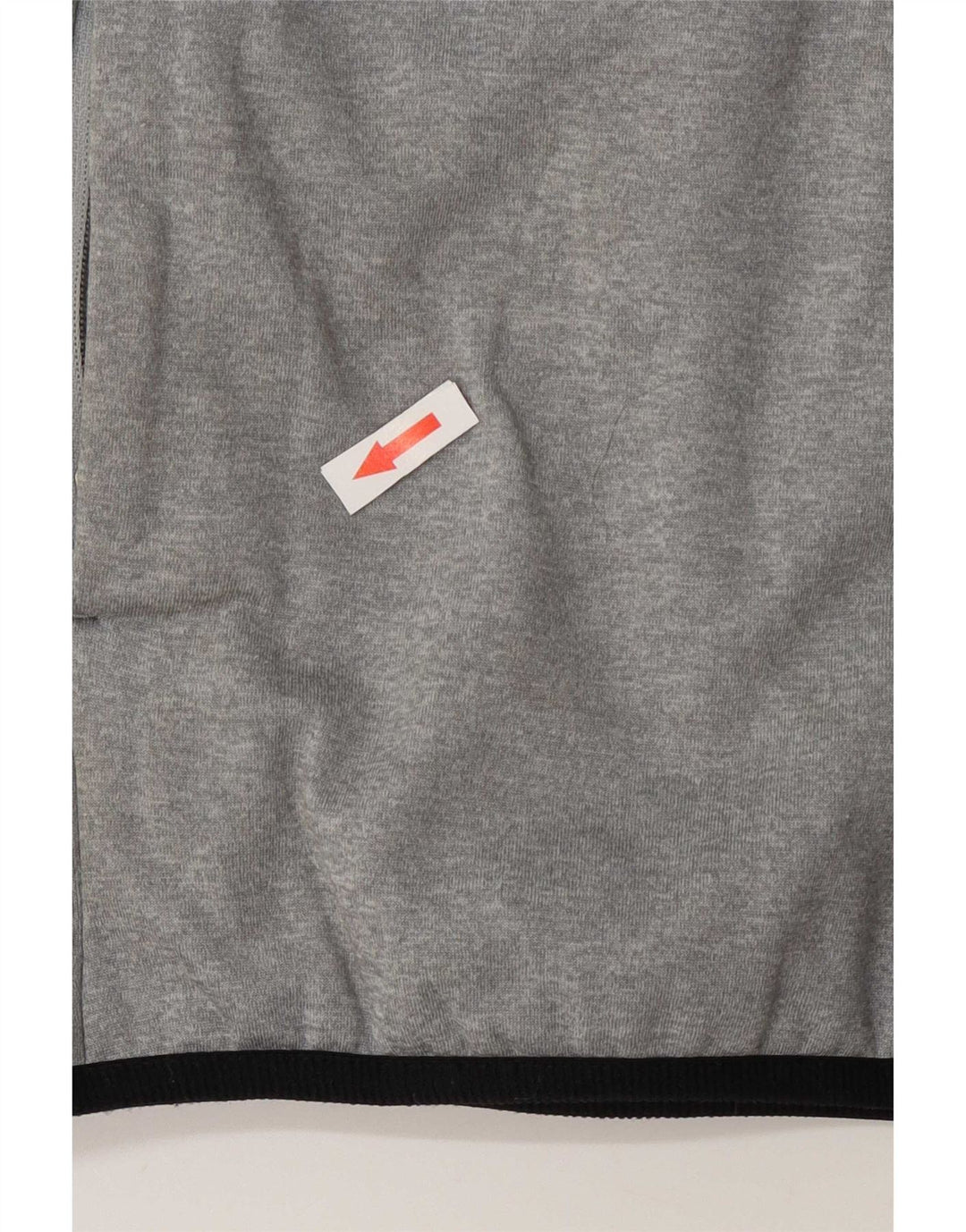 Adidas Herren-Pullover-Trainingsanzug mit Reißverschluss, 2XL, graues Colourblock-Polyester
