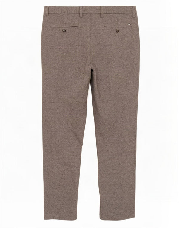 Massimo Dutti Herren Slim Fit Chinohose EU 44 Large W34 L28 Grau