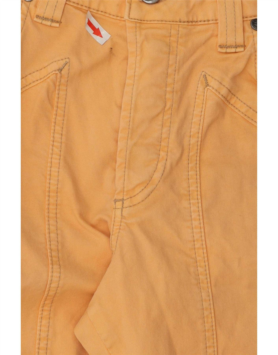Jeckerson Herren Straight Jeans W33 L33 Orange Baumwolle