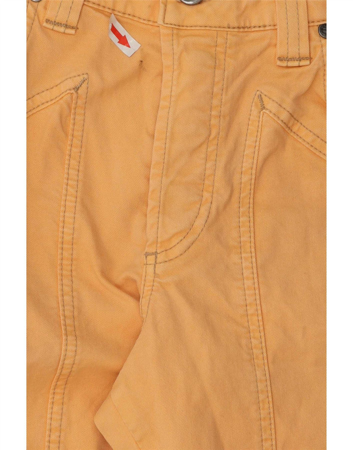 Jeckerson Herren Straight Jeans W33 L33 Orange Baumwolle