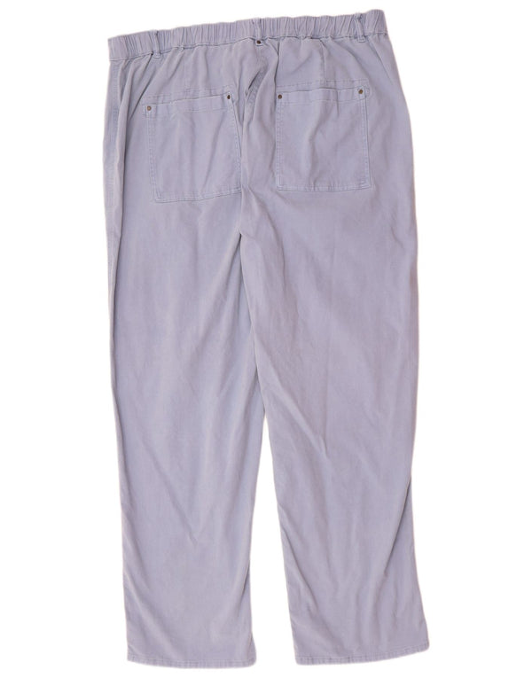 Marks & Spencer Damen Gerade Freizeithose UK 20 2XL W40 L31 Blau