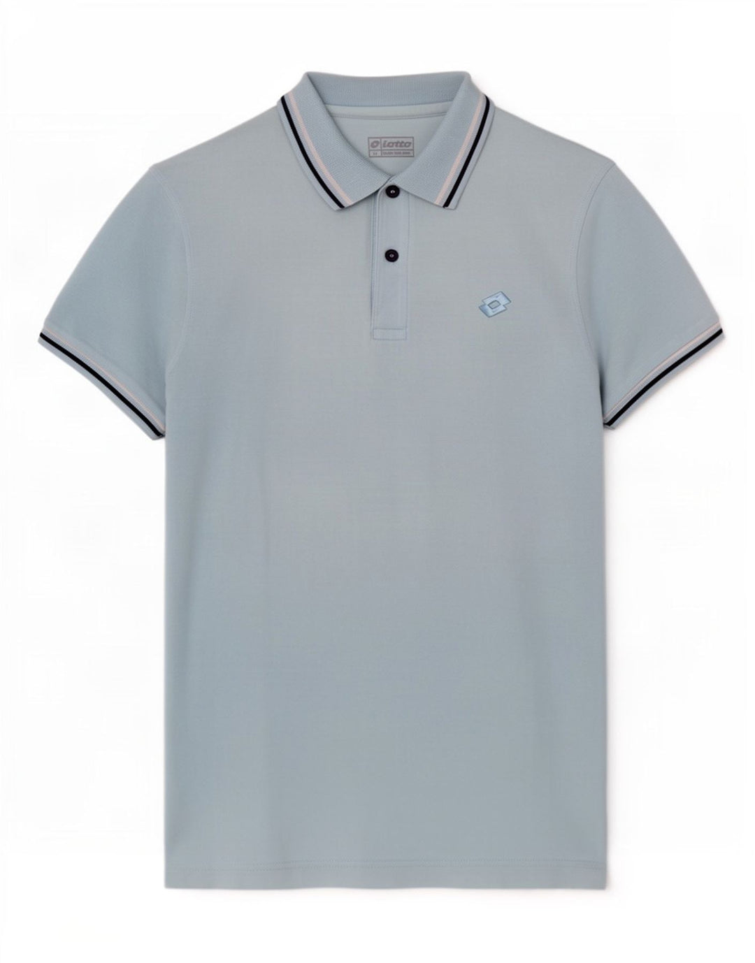 Lotto Herren-Poloshirt, groß, blaue Baumwolle