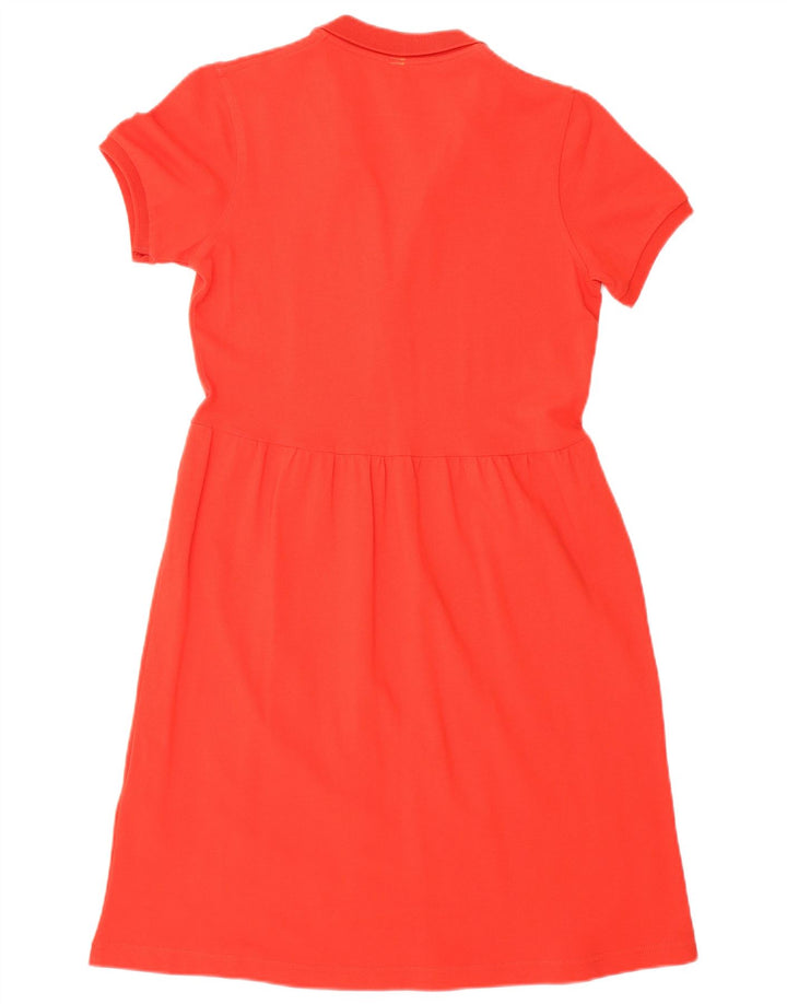 Sun68 Damen Polokleid UK 12 Mittelrote Baumwolle