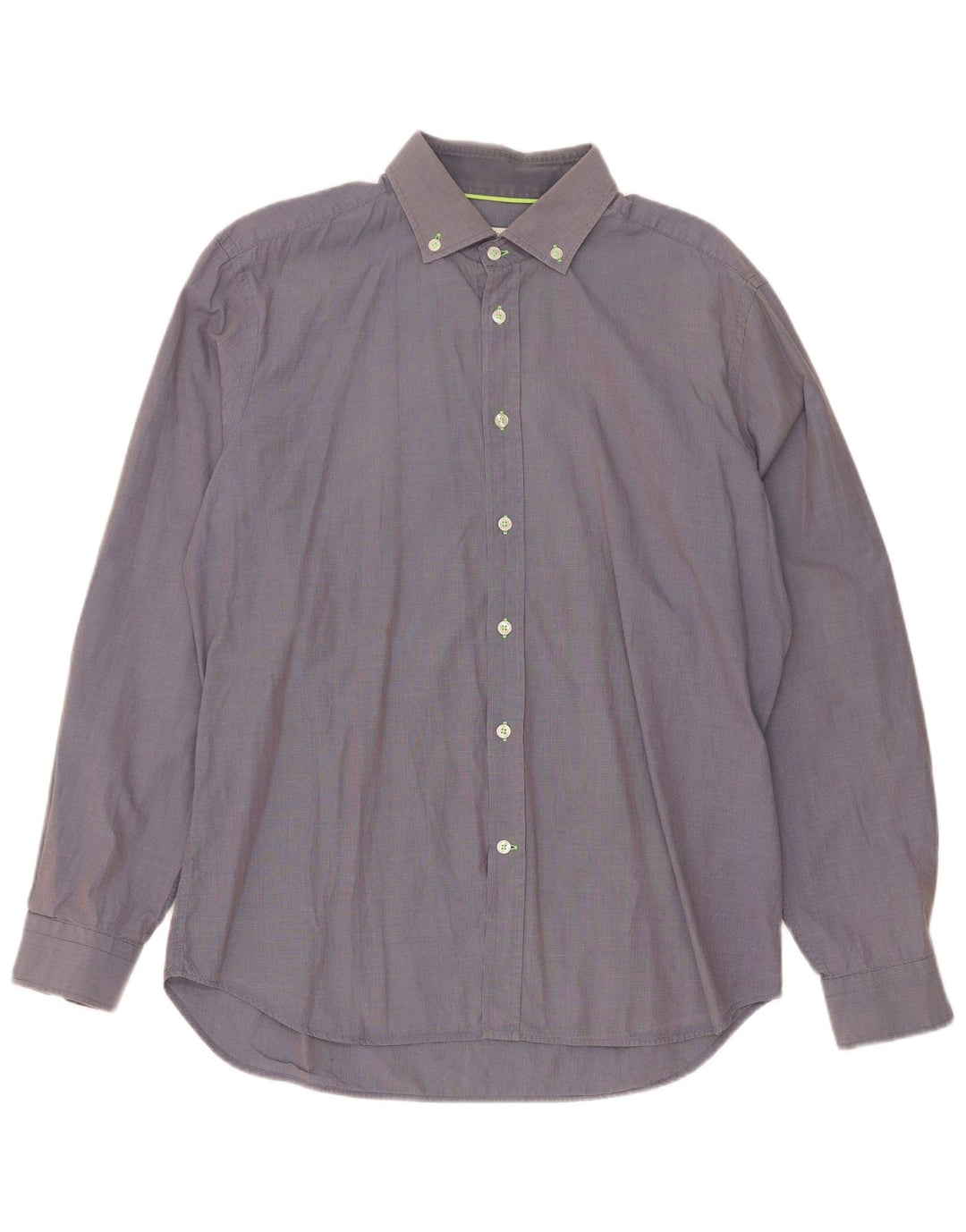 Jeckerson Herrenhemd XL, blau kariert, Baumwolle