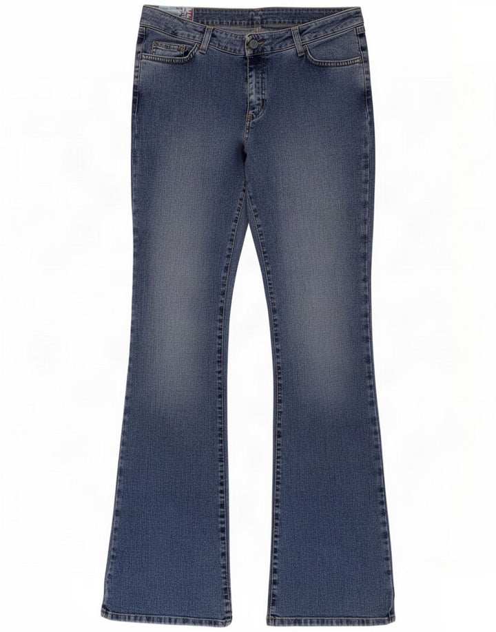 Rifle Damen Bootcut Jeans W30 L30 Blaue Baumwolle