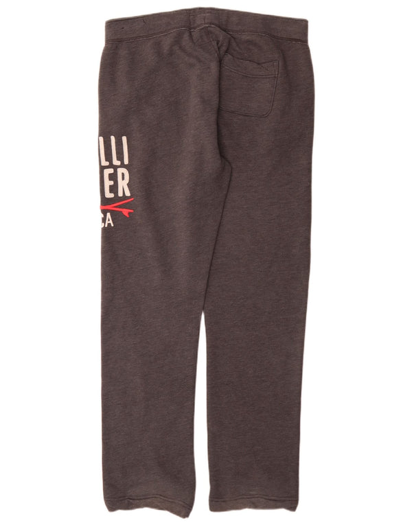 Hollister Damen-Trainingshose mit Grafik, UK 18, XL, graue Baumwolle