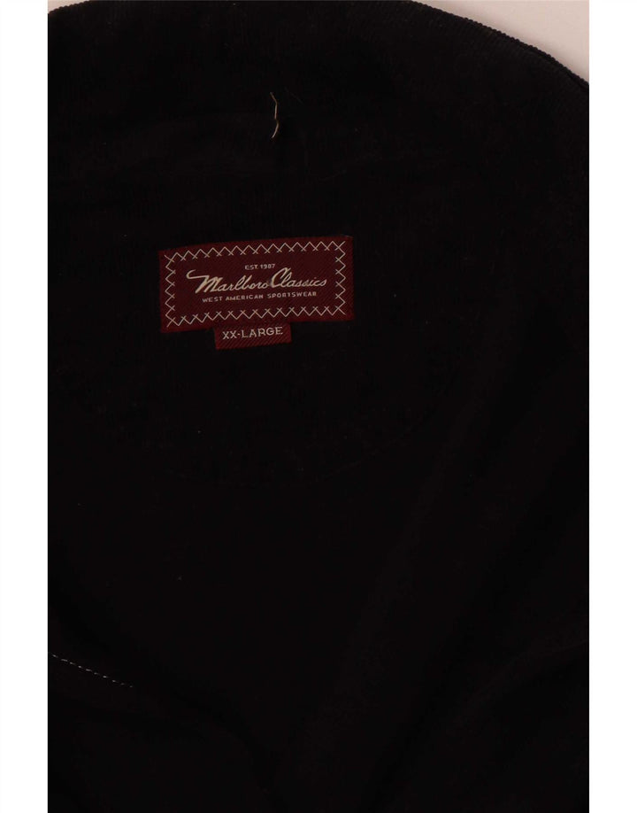 Marlboro Classics Herren Bomberjacke UK 44 2XL Schwarz