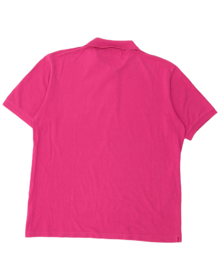 Kappa Herren Poloshirt XL Rosa Baumwolle