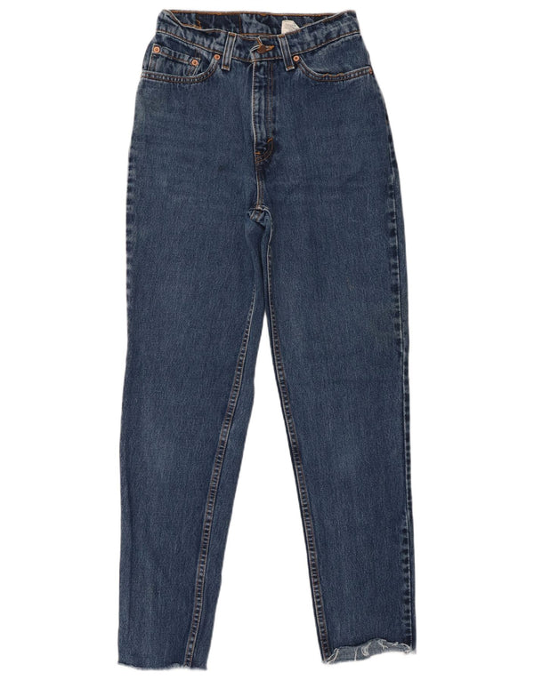 Levi's Damen 512 High Waist Tapered Jeans US 7 Medium W26 L29 Blau