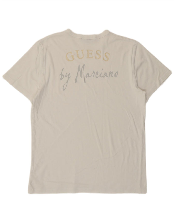 Guess By Marciano Herren Grafik T-Shirt Top XL Weiß