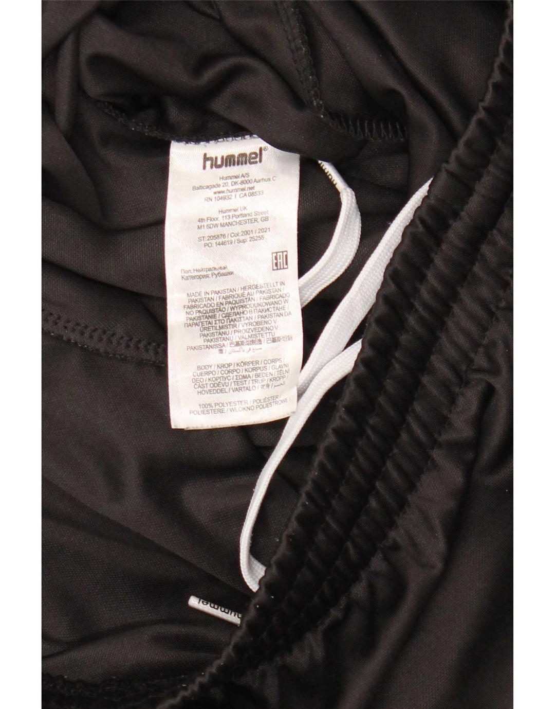 Hummel Herren-Trainingshose mit Grafik, XL, Schwarz, Polyester