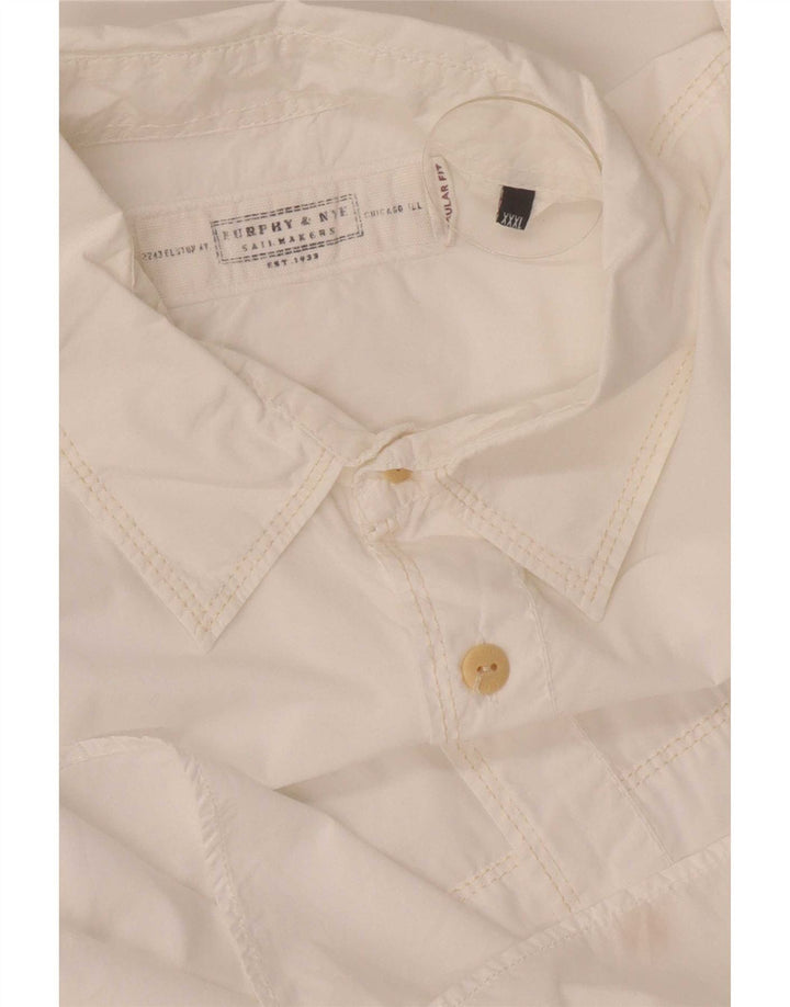 Murphy & Nye Herrenhemd 3XL Weiß