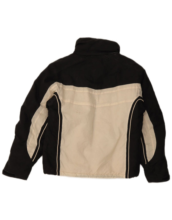 Ellesse Damen Übergroße Windjacke UK 10 Small Schwarz Colourblock