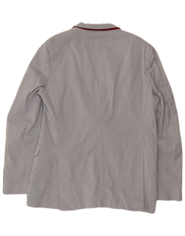 Tommy Hilfiger Herren-Blazer mit 2 Knöpfen, IT 50, groß, grau, Nadelstreifen