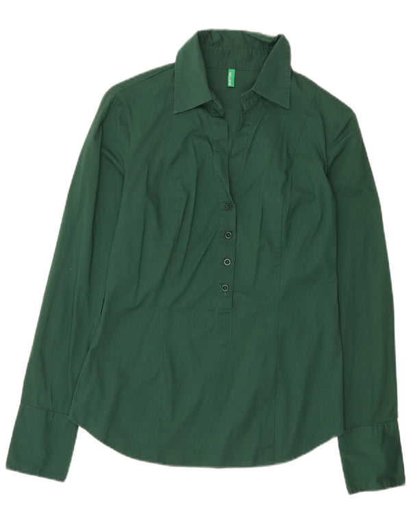 Benetton Damen Pullovershirt UK 12 Mittelgrün