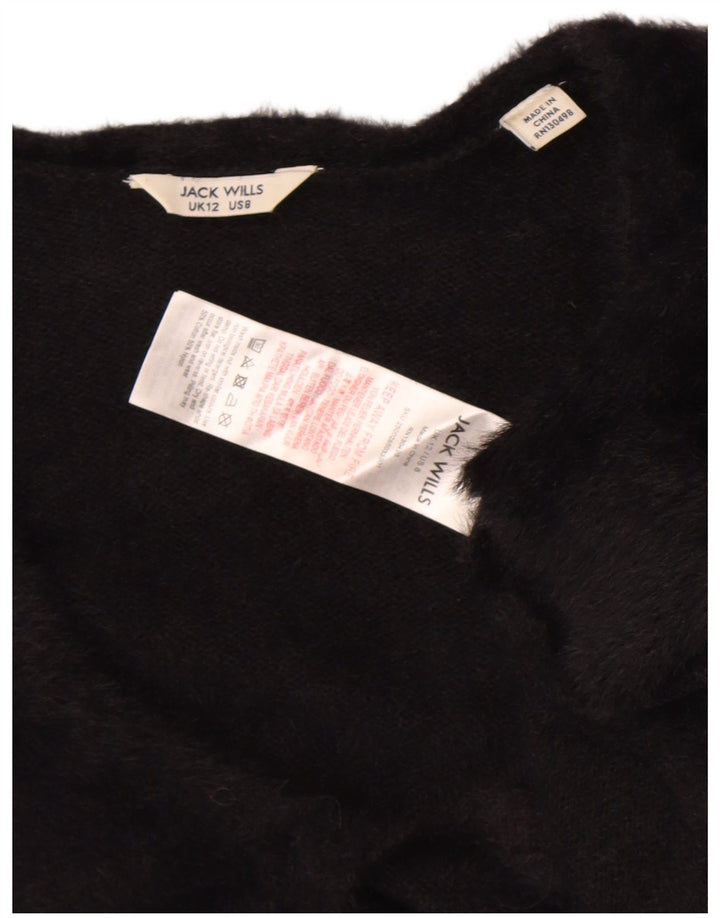Jack Wills Bolero-Pullover für Damen, UK 12, mittelschwarz, Baumwolle