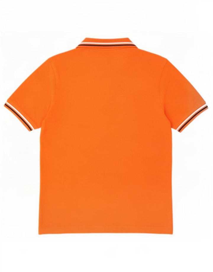 Kappa Herren Poloshirt Mittelorange Baumwolle
