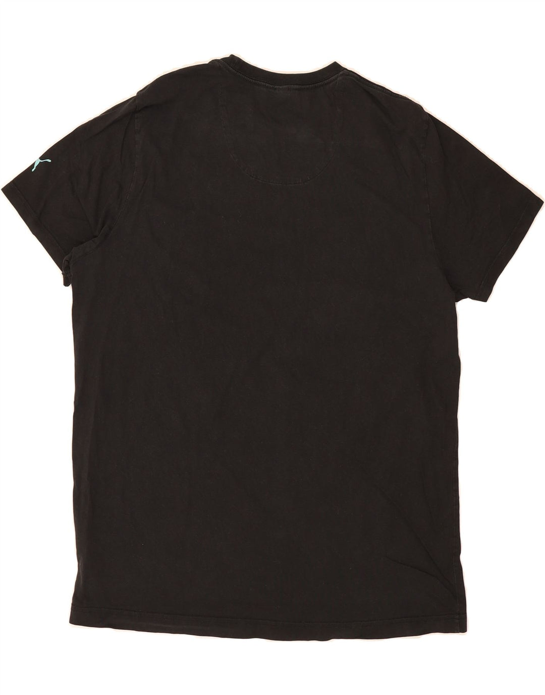 PUMA Mens Graphic T-Shirt Top XL Black Vintage Puma and Second-Hand Puma from Messina Hembry 