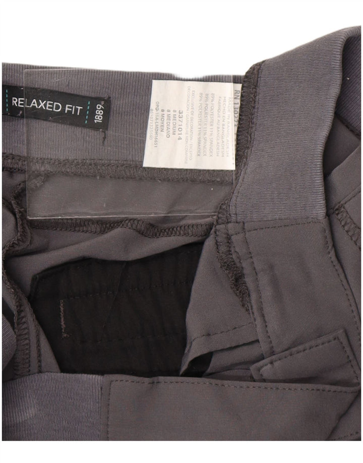 LEE Damen-Caprihose mit entspannter Passform, US 8, Mittel, W30, L20, Grau, Polyester