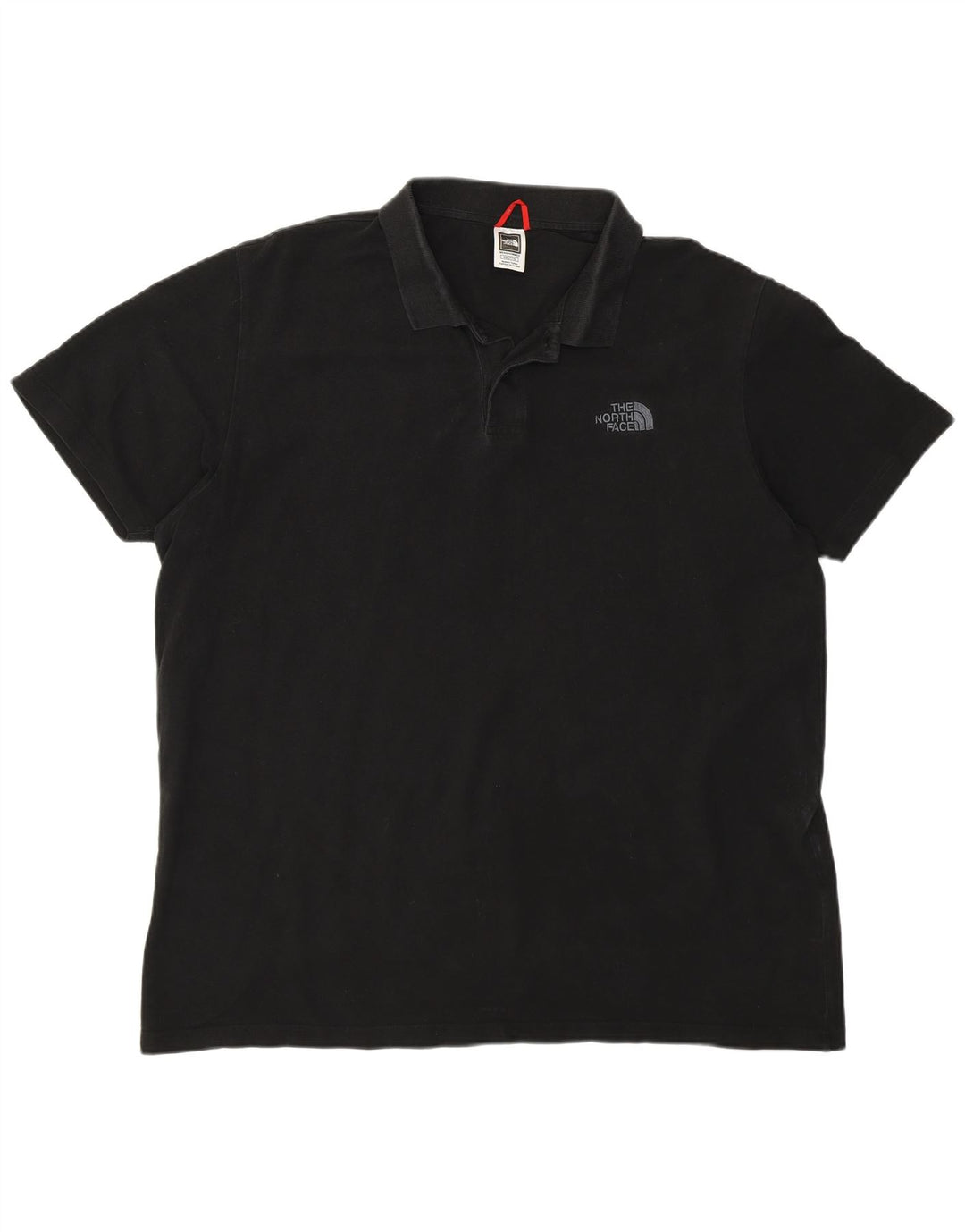The North Face Herren Poloshirt 2XL Schwarz Baumwolle