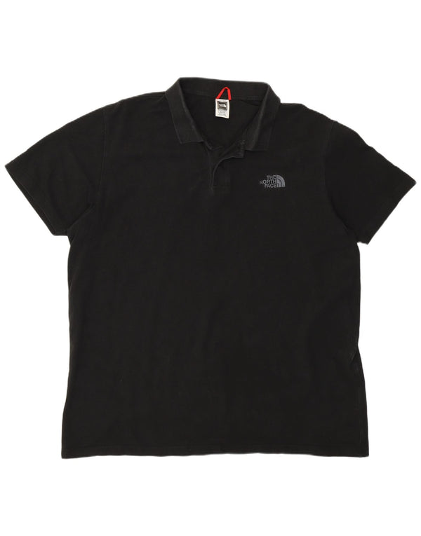 The North Face Herren Poloshirt 2XL Schwarz Baumwolle