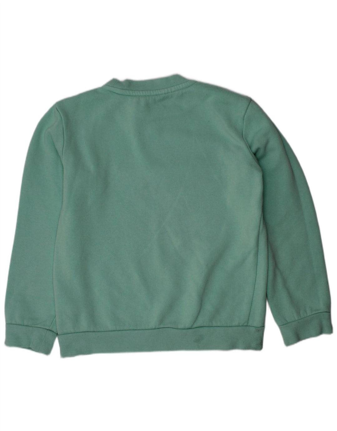 Adidas Jungen Sweatshirt Pullover 7-8 Jahre grüne Baumwolle